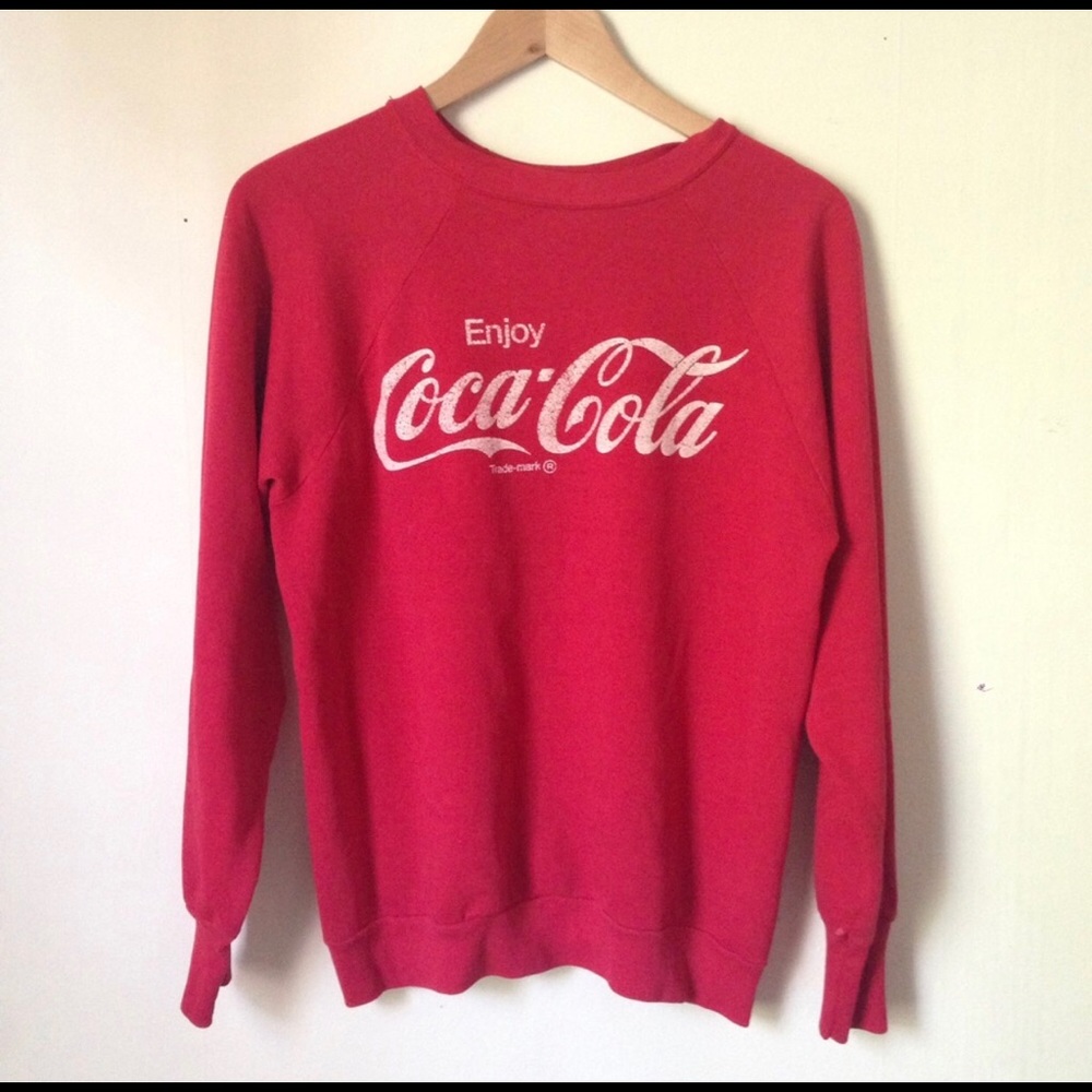 ❌⭕️❌⭕️vintage coca cola sweatshirt.
